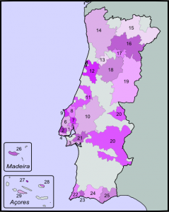 De Douro en Port-regio heeft het nummer 16